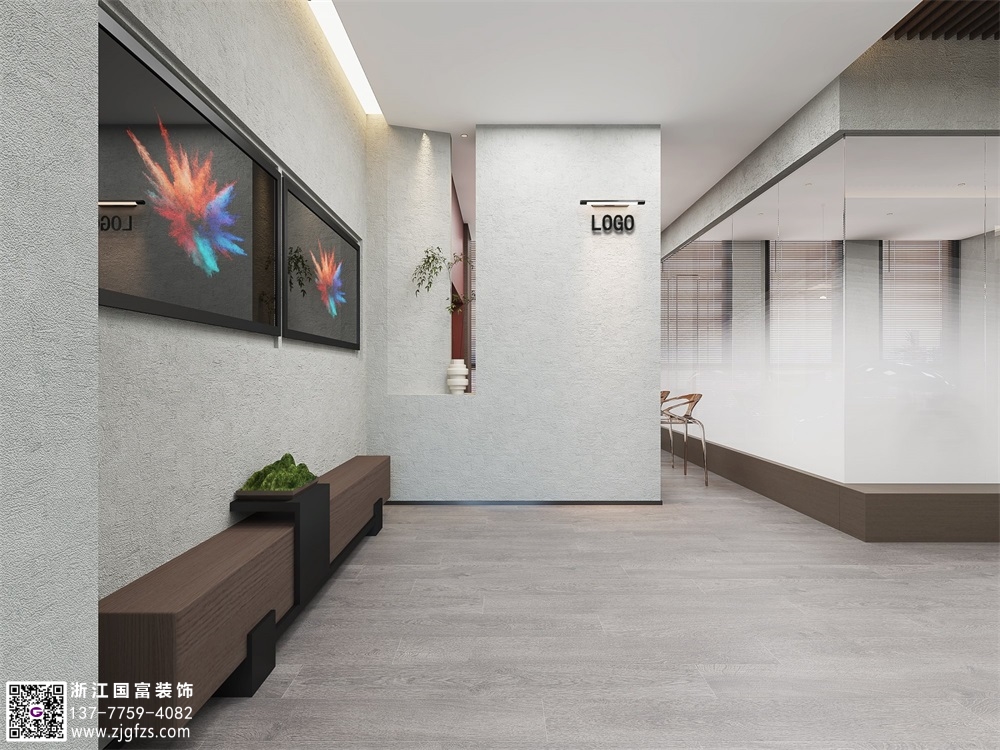 水泥灰極簡風(fēng)辦公室設(shè)計(jì)是怎樣的？